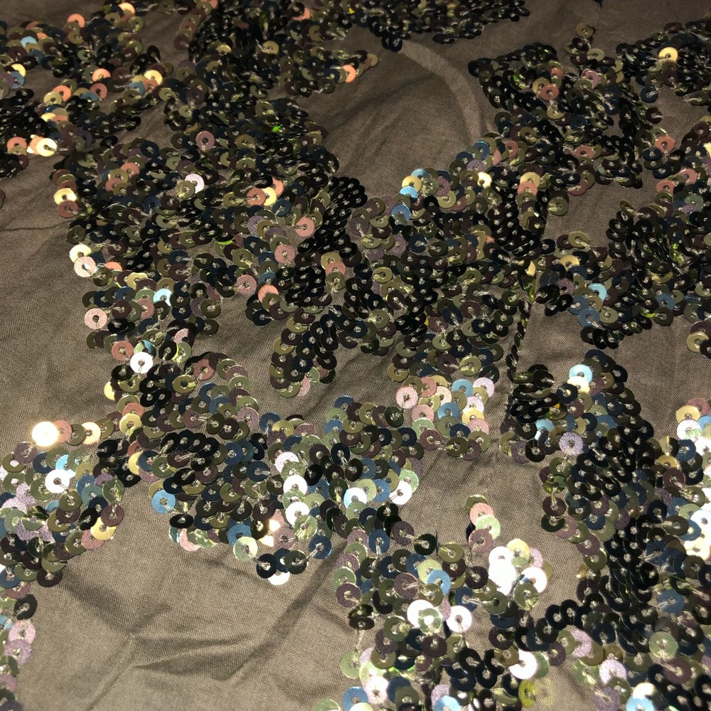 Beautiful J. Crew Olive Green Sequin Dress - Picture 8 of 8